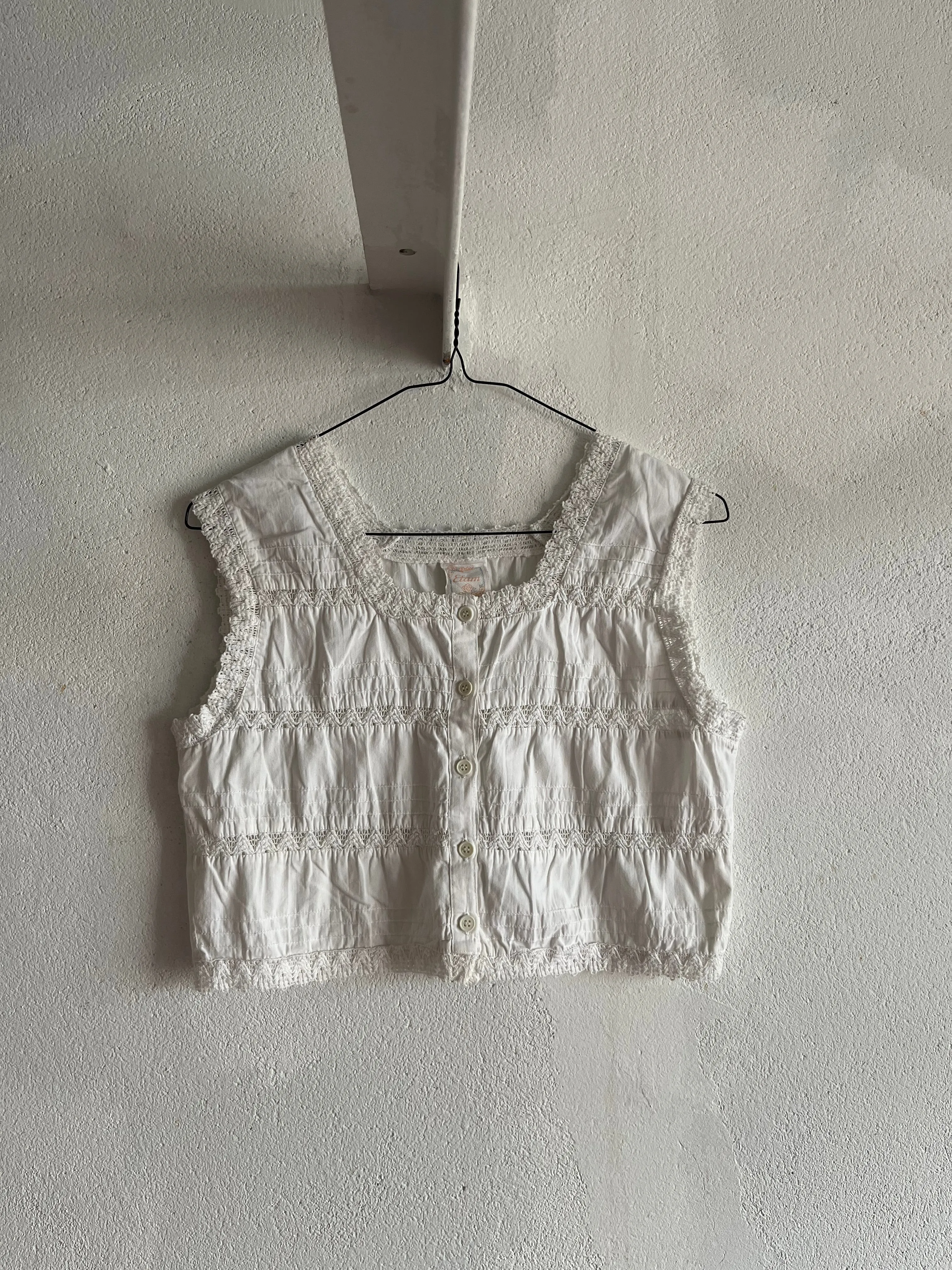 Top dentelle 80s T.36♀