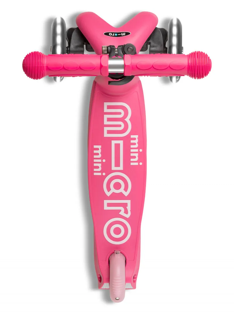Trottinette 3 roues Mini Micro Deluxe Rose LED