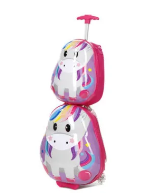 Valise Heys Travels Tots Unicorn 46 cm et sac à dos Violet  13030318700  