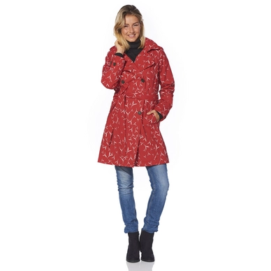 Veste de Pluie Happy Rainy Days Trenchcoat Calista Wing Cayenne Off White